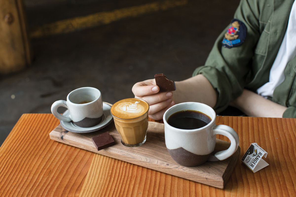 coffee and chocolate