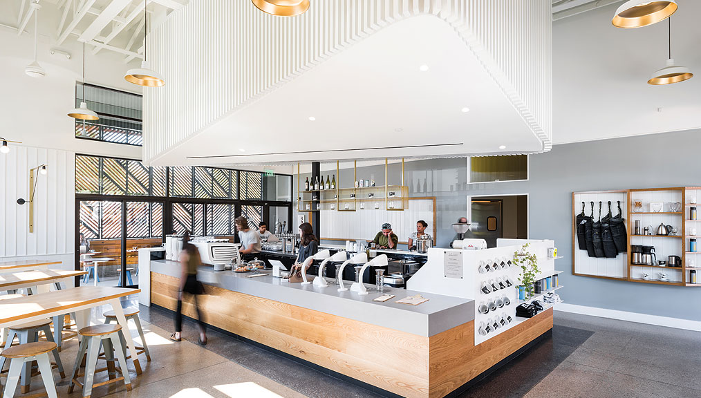 Houndstooth Coffee at Sylvan Thirty in Dallas, Texas.