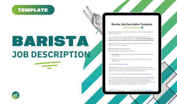 Barista Job Description Template