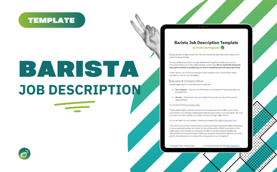 Barista Job Description Template